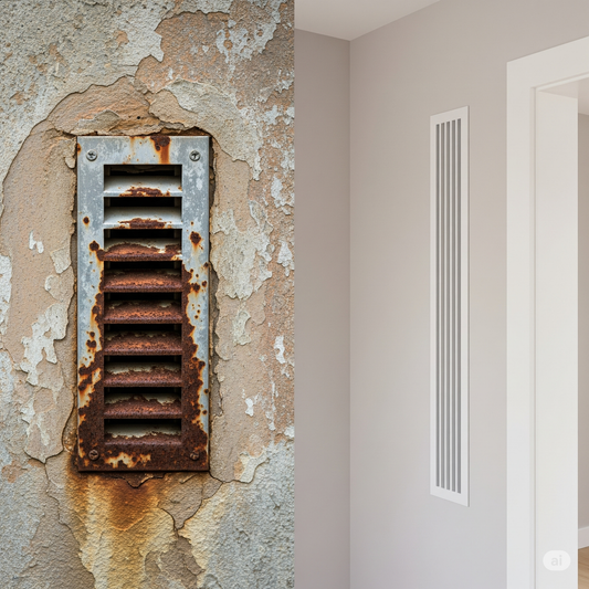 Elevate Your Home's Style & Efficiency: The DIYer's Ultimate Guide to Replacing Old, Rusty Metal Vents with Modern Aluminum Solutions