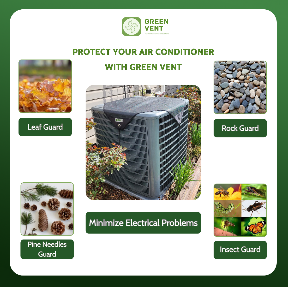 Air Conditioner Cover Universal 28x28
