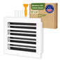 Aluminum White Linear Slot Diffuser 10x8 (Duct Opening)- Modern Air Vent Cover