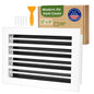 Aluminum White Linear Slot Diffuser 12x8 (Duct Opening)- Modern Air Vent Cover