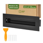 Aluminum Black Linear Slot Diffuser 12x2 (Duct Opening) - Modern Air Vent Cover