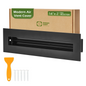 Aluminum Black Linear Slot Diffuser 14x2 (Duct Opening) - Modern Air Vent Cover