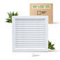 Air Return Grille 10x10 (Duct Opening), Decorative Aluminum Air Vent Covers