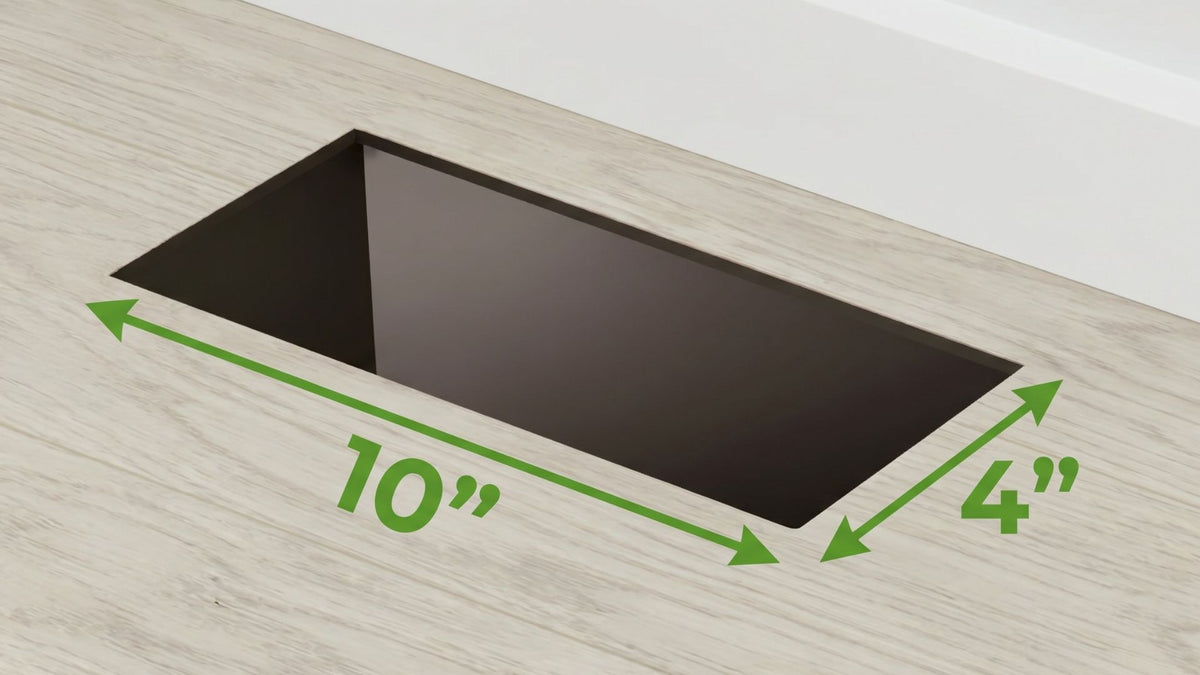 Take out your old floor register.