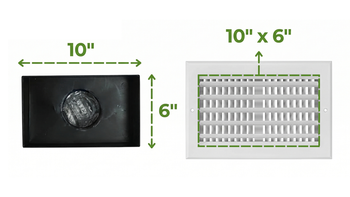 Set the new cover over the existing screw holes.